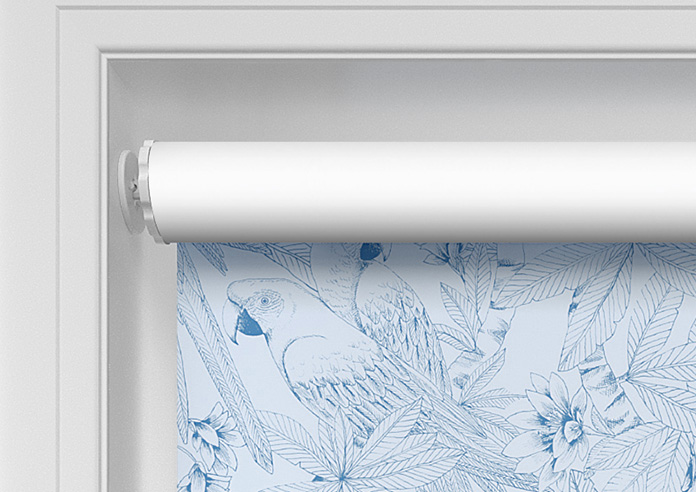 Peruvian Parrots, Mica Blue - Twist&Fit Roller Blind - Image 10